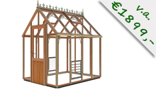 Een houten tuinkas is een juweel in uw tuin De houten tuinkassen zijn in meerdere lengtes leverbaar