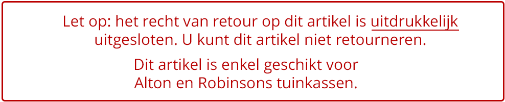 Op werkdagen voor 16.00u besteld, morgen in huis